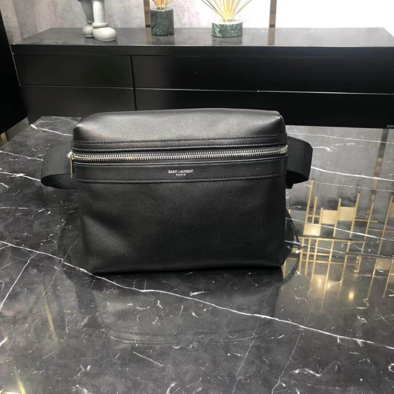 Replica Saint Laurent Ysl City Camera Bag In Matte Leather 634717