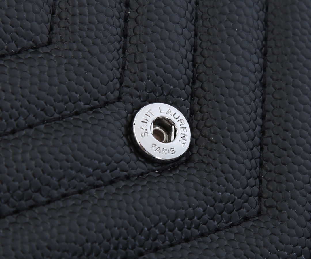 Replica Ysl Envelope Chain Wallet In Grain De Poudre Embossed Leather 1888