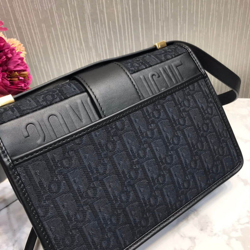 Replica Christian Dior 30 Montaigne Bag Oblique Jacquard M9203