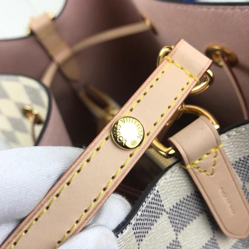 Replica Louis Vuitton Neonoe Mm M44022 White Plaid