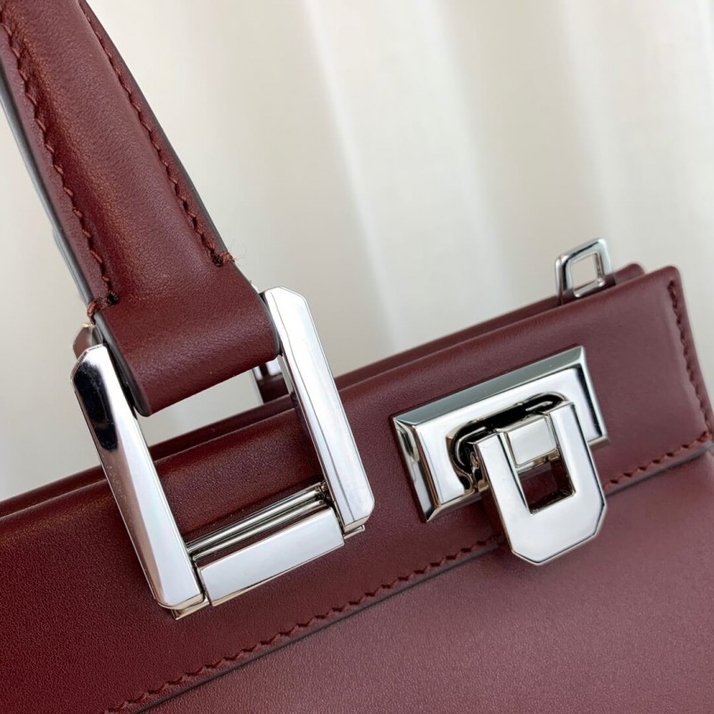 Replica Gucci Zumi Smooth Leather Small Top Handle Bag 569712