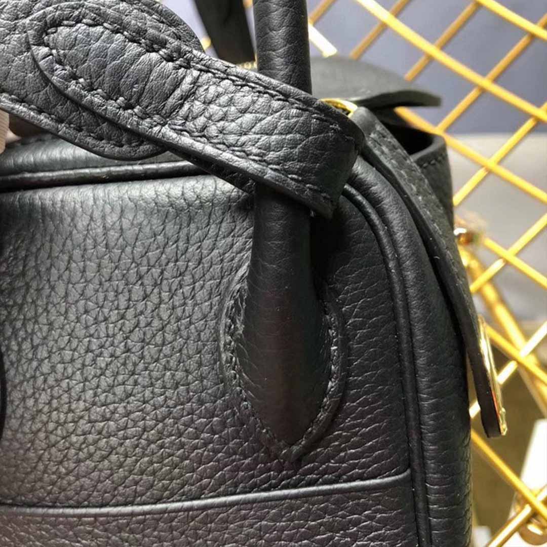 Replica Hermes Aaa-Lindy Mini Bag H079086Ck37 Black/Red/Grey