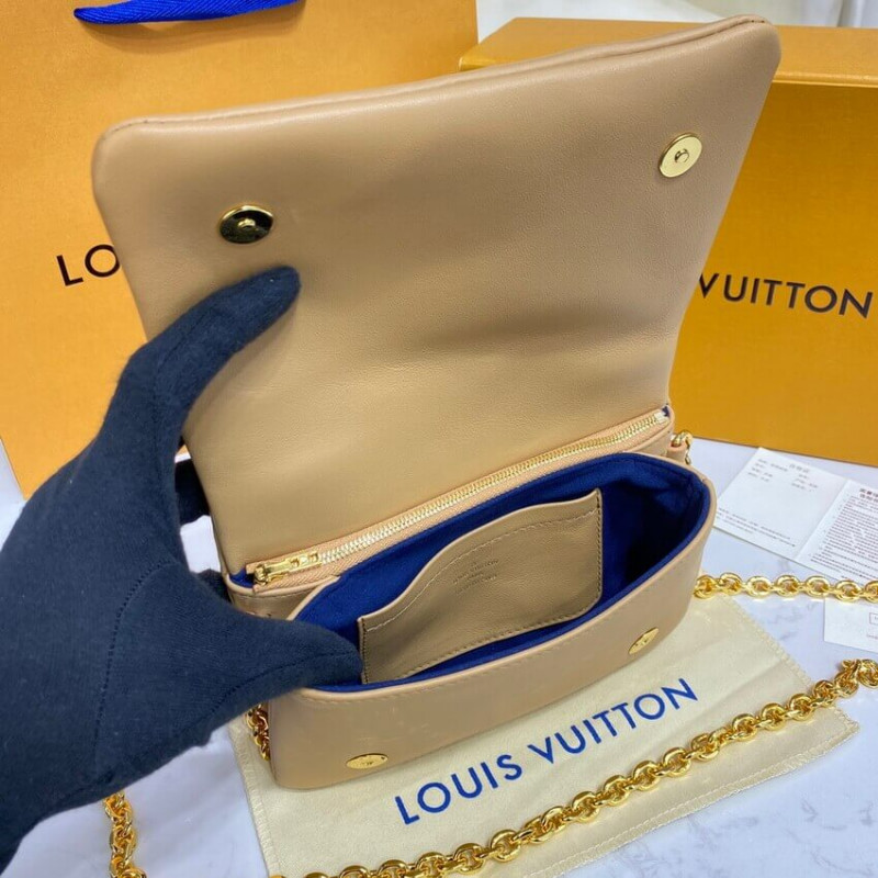 Replica Louis Vuitton Pochette Coussin M80818 Camel Brown