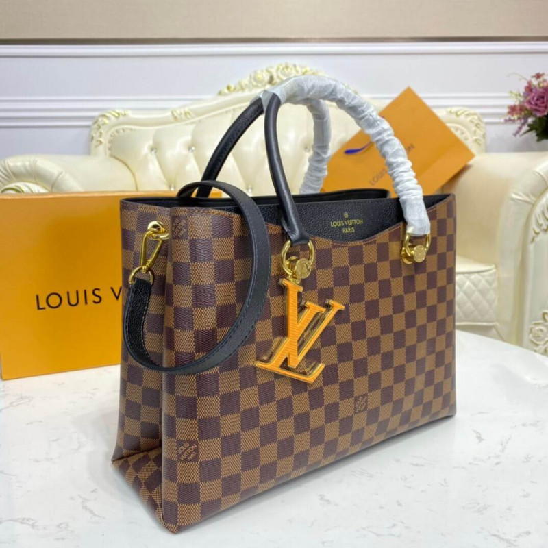 Replica Louis Vuitton Damier Ebene Canvas Lv Riverside N40052