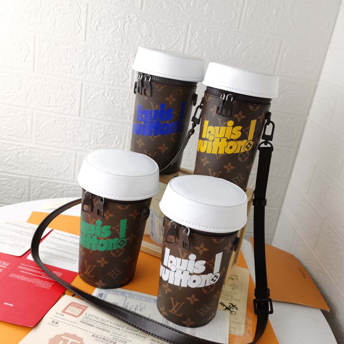 Replica Louis Vuitton Coffee Cup Pouch