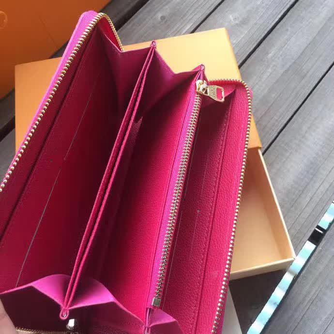 Replica Louis Vuitton Supple Monogram Empreinte Leather Zippy Wallet