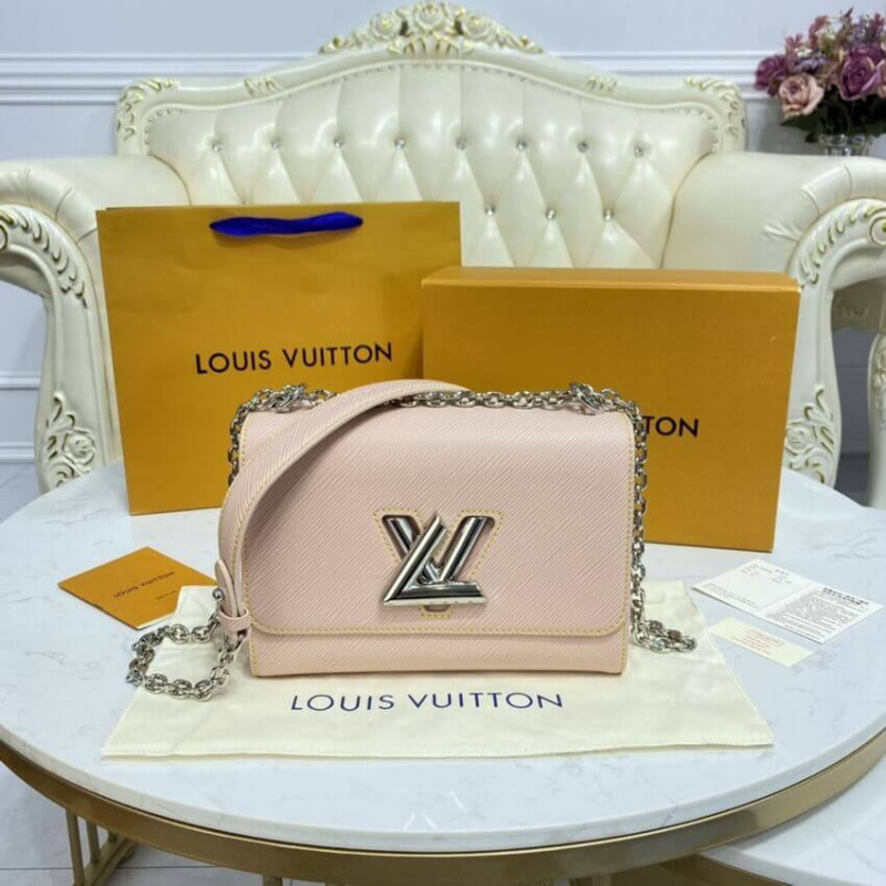 Replica Louis Vuitton Epi Leather Twist Mm M50282 Rose Ballerine