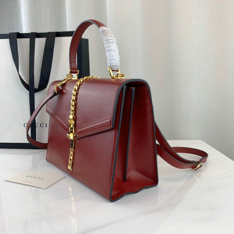 Replica Gucci Sylvie 1969 Small Top Handle Bag 602781