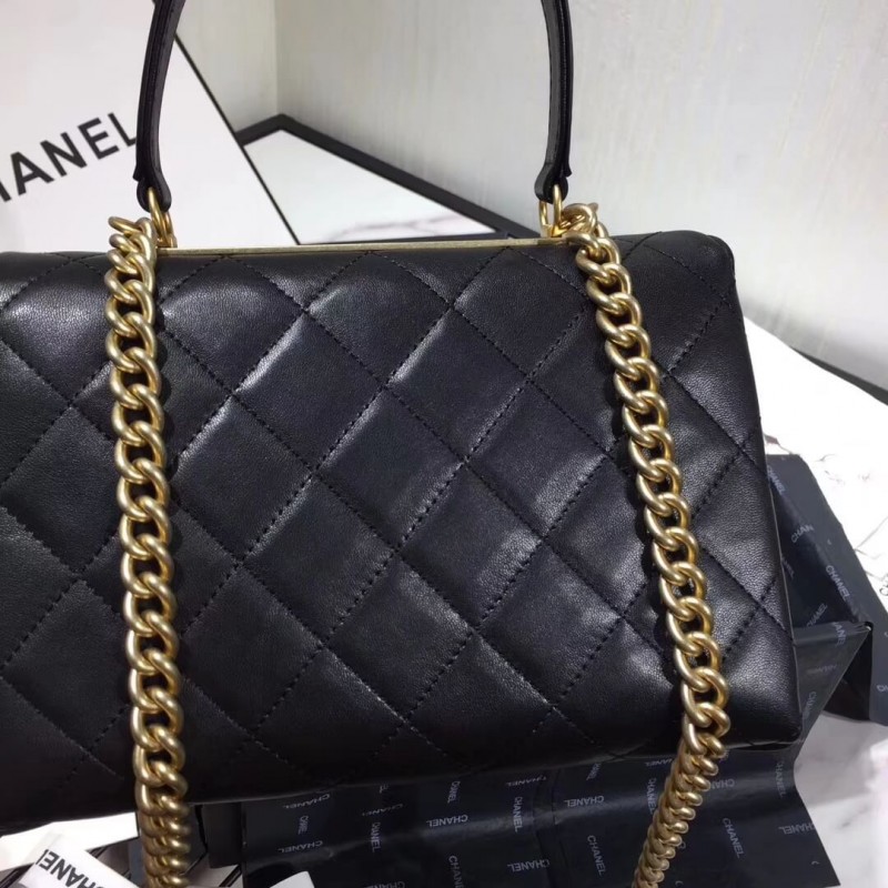 Replica Chanel Flap Bag With Top Handle As1174