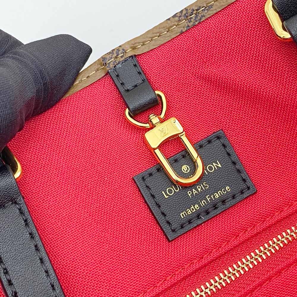 Replica Louis Vuitton Onthego Gm-M45320 41Cm Blk/Blue/Red
