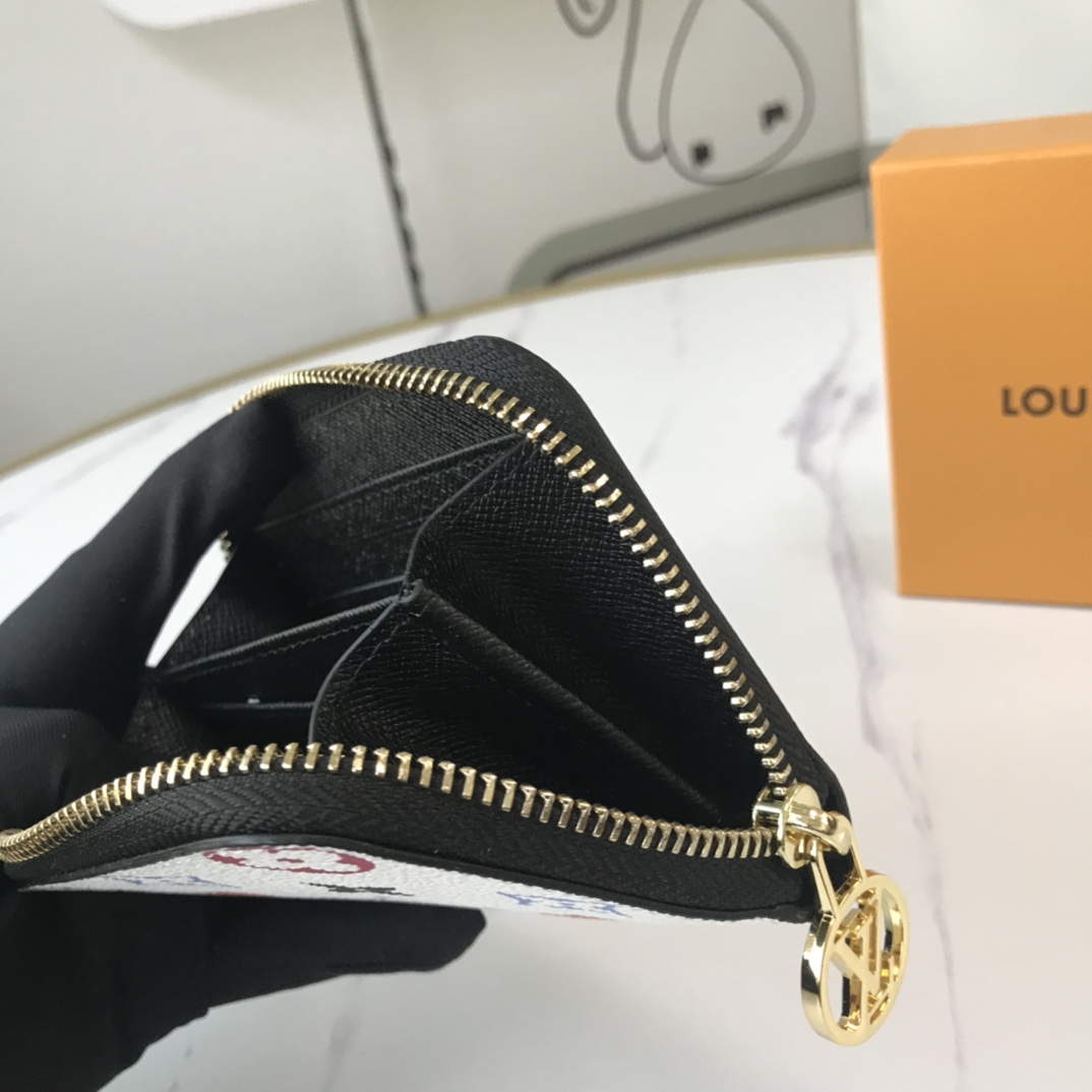 Replica Louis Vuitton Game On Zippy Coin Purse M80305 Black/White