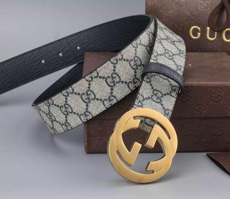 Replica Gucci Belt 400360- Gold Buckle 38Mm