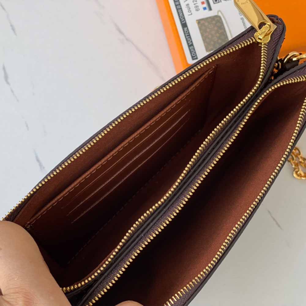 Replica Louis Vuitton Double Zip Pochette N60254