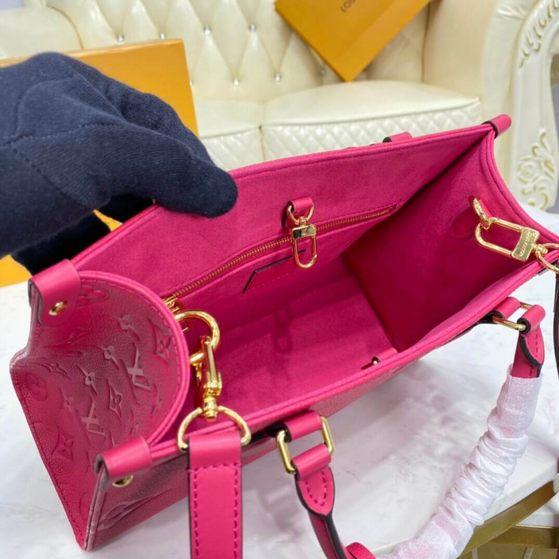 Replica Louis Vuitton Monogram Empreinte Leather Onthego Pm M45660