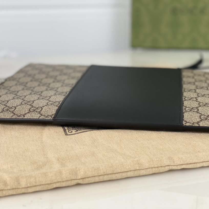 Replica Gucci Beige Canvas Pouch