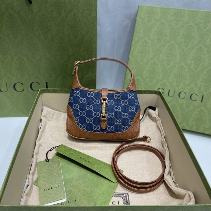Replica Gucci Denim Jackie 1961 Mini Shoulder Bag 637092