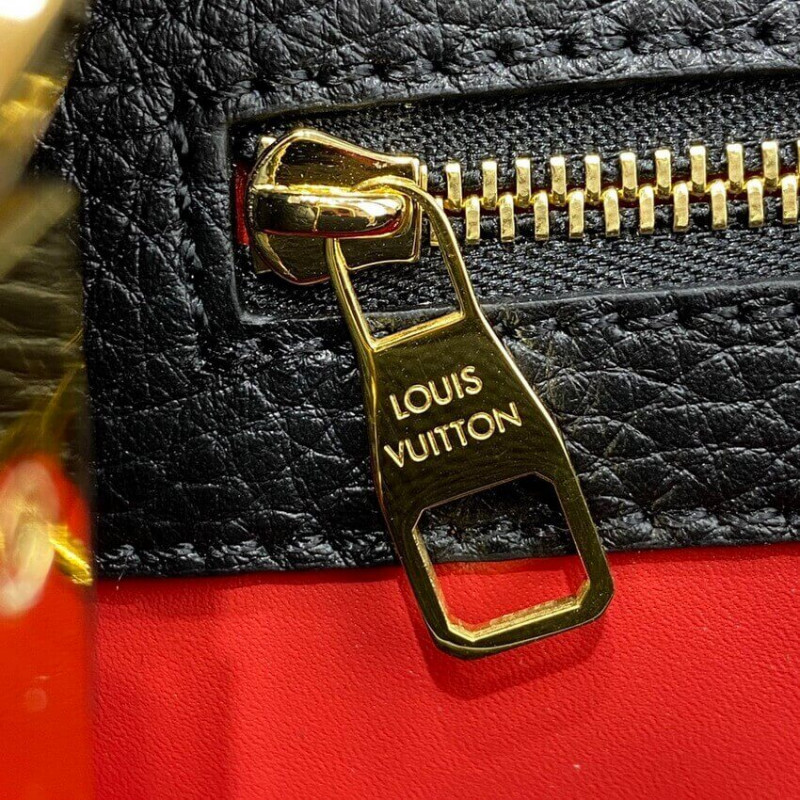 Replica Louis Vuitton Capucines Bb M59061 Noir/Rouge