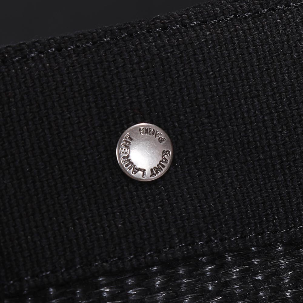 Replica Ysl Rive Gauche Tote Bag In Linen And Leather 4992