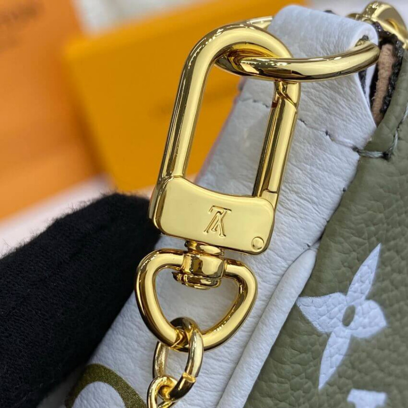 Replica Louis Vuitton Monogram Empreinte Leather Mini Pochette Accessoires M81284