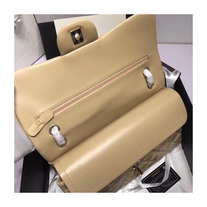 Replica Chanel Pantent Leather 30Cm Classic Flap Bag A1113