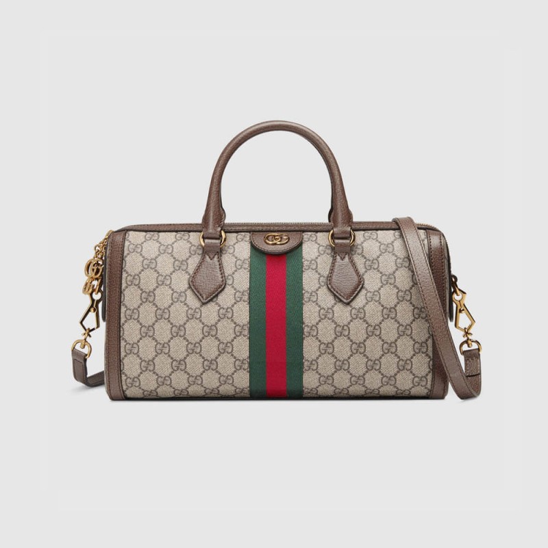 Replica Gucci Ophidia Gg Medium Top Handle Bag 524532 Coffee