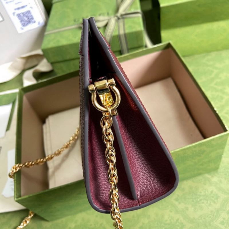 Replica Gucci Ophidia Gg Small Shoulder Bag 503877 In Burgundy