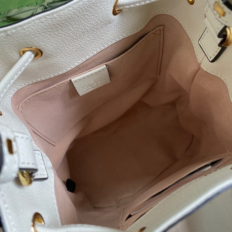 Replica Gucci Ophidia Small Gg Bucket Bag 550621 White
