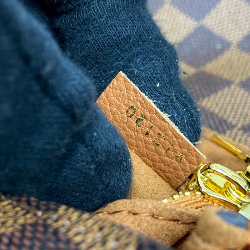 Replica Louis Vuitton Damier Ebene Canvas Vavin Pm N40110 Caramel