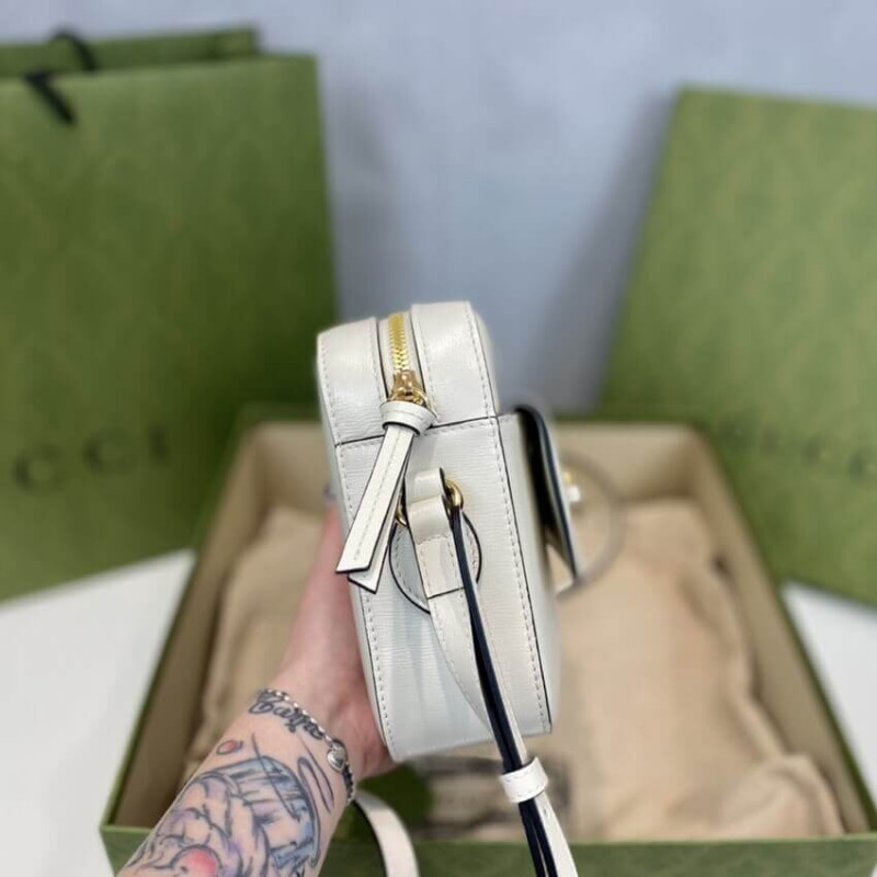 Replica Gucci Horsebit 1955 Small Leather Shoulder Bag 645454