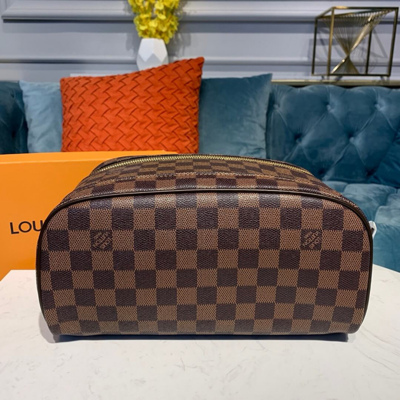 Replica Louis Vuitton Damier Ebene King Size Toiletry Bag N47527