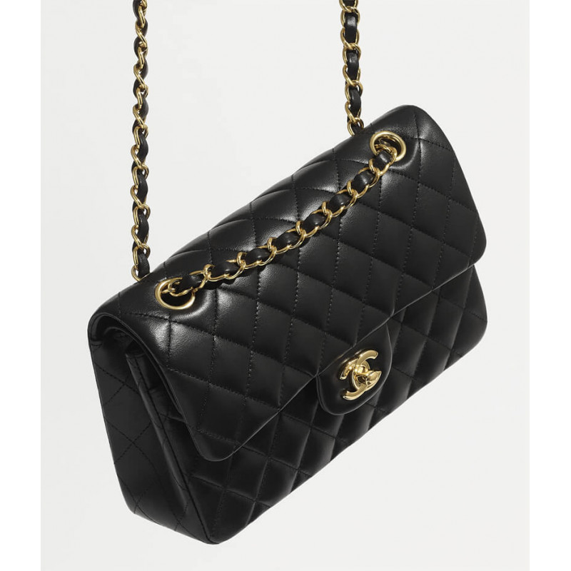 Replica Chanel Small Classic Double Flap Bag A01113 In Lambskin