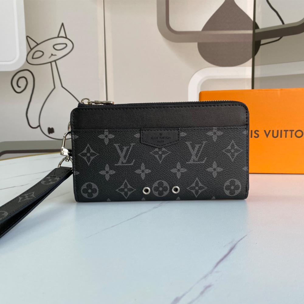 Replica Louis Vuitton Zippy Dragonne N60379-Blk
