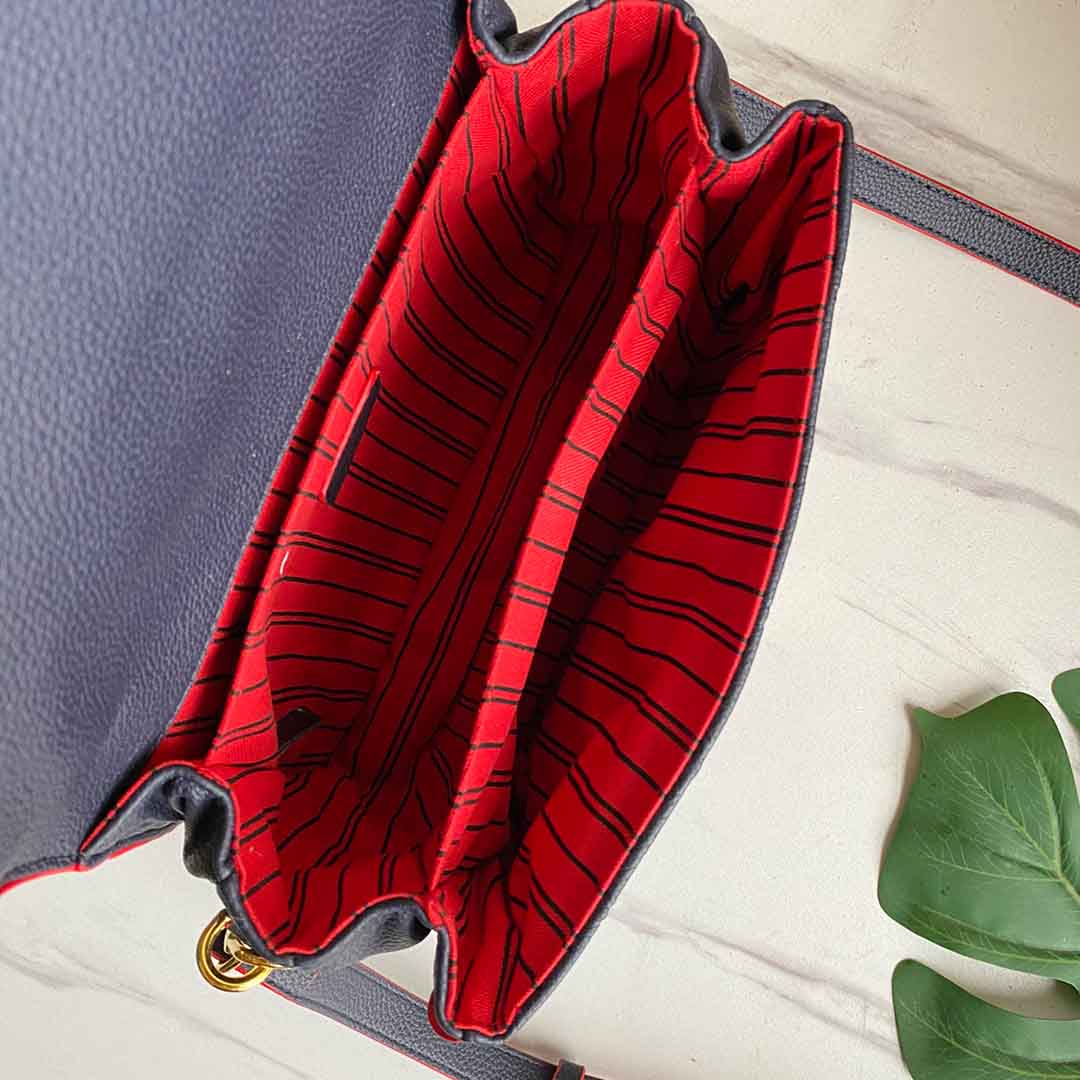 Replica Louis Vuitton Pochette Metis M44881 Navy Blue/Beige/White