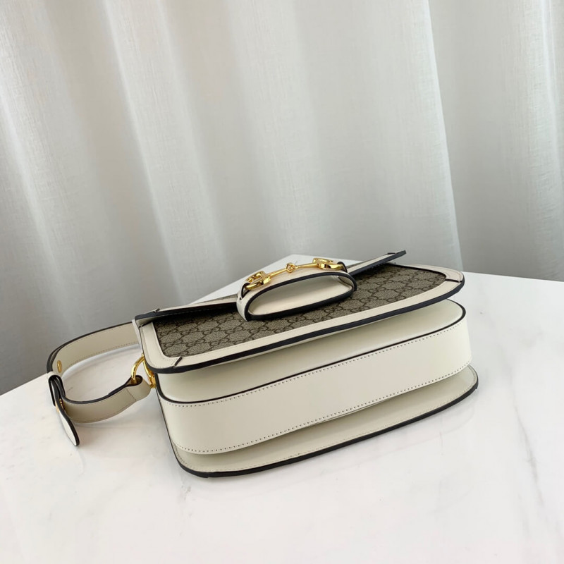 Replica Gucci 1955 Horsebit Gg Supreme Shoulder Bag 602204
