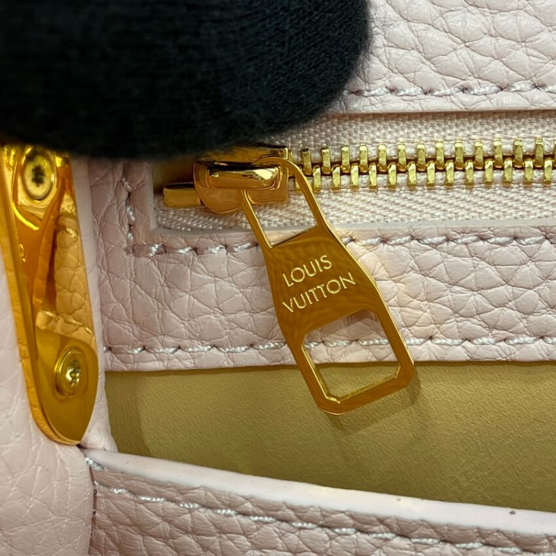 Replica Louis Vuitton Capucines Bb M59061 Rose/Beige