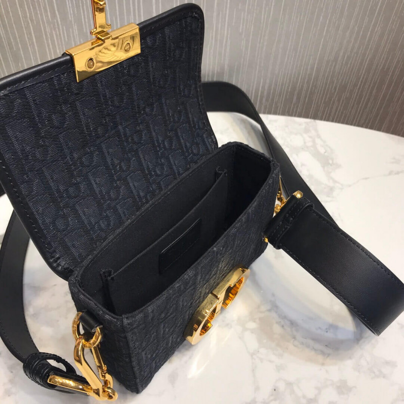 Replica Christian Dior 30 Montaigne Box Bag Oblique Jacquard M9204