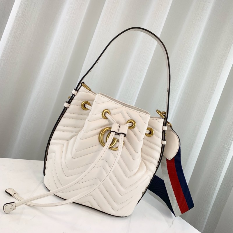 Replica Gucci Gg Marmont Quilted Leather Bucket Bag 476674