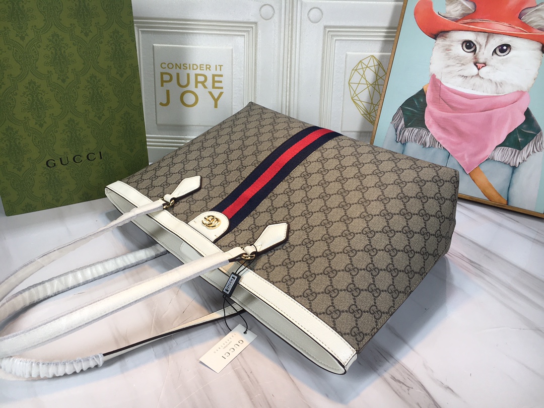 Replica Gucci Ophidia Medium Tote With Web