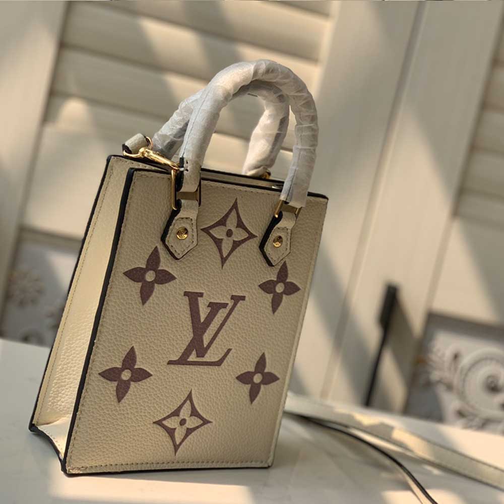 Replica Louis Vuitton Petit Sac Plat M57937 Black/Beige/Brown