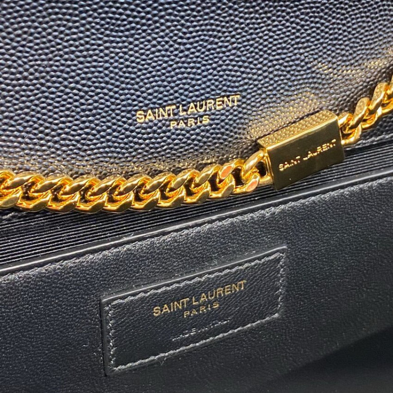 Replica Ysl Saint Laurent Kate Medium With Tassel In Grain De Poudre Leather 354119 Black