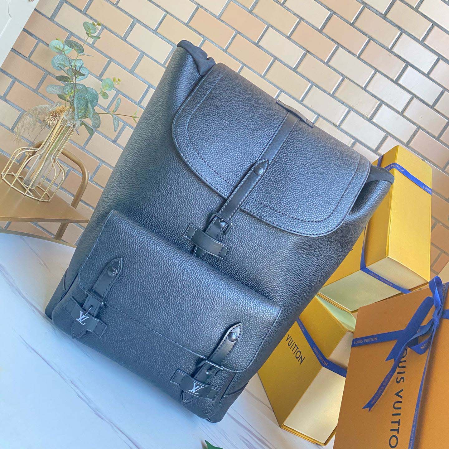 Replica Louis Vuitton Christopher Slim Backpack