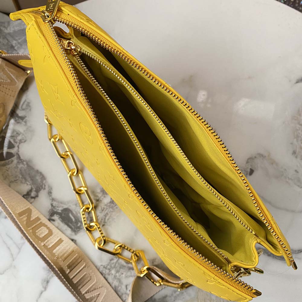 Replica Louis Vuitton Coussin Pm Handbag- Navy/Yellow