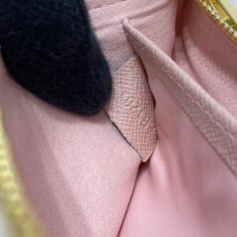 Replica Louis Vuitton Damier Azur Double Zip Pochette N60460