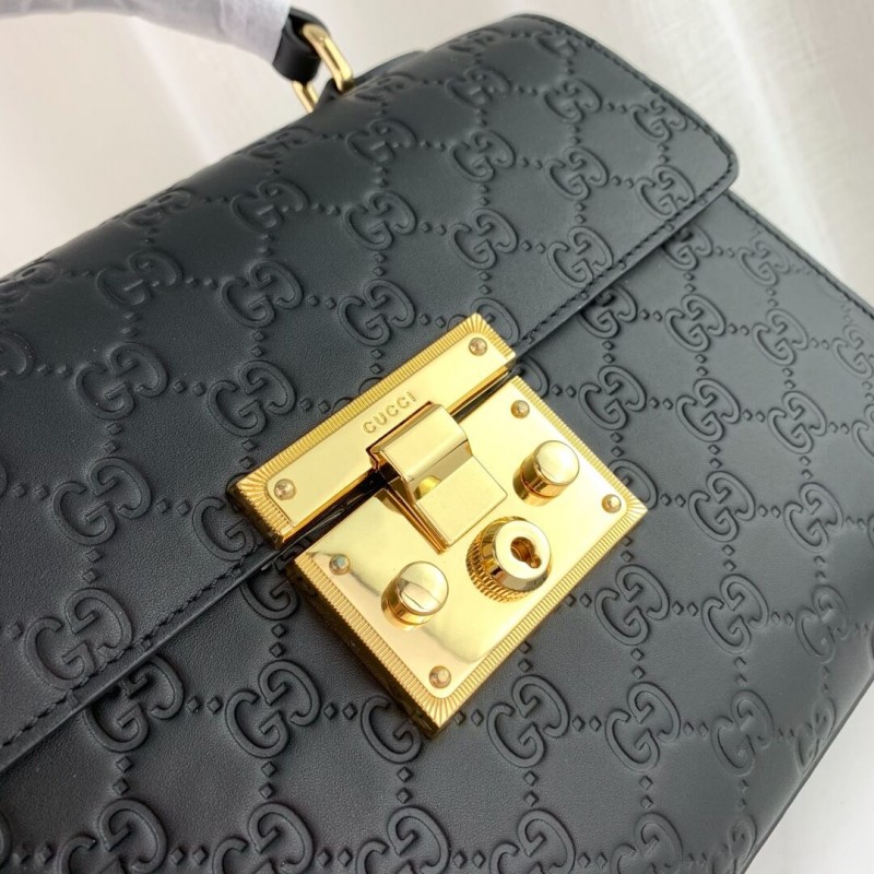 Replica Gucci Padlock Small Gucci Signature Top Handle Bag 453188
