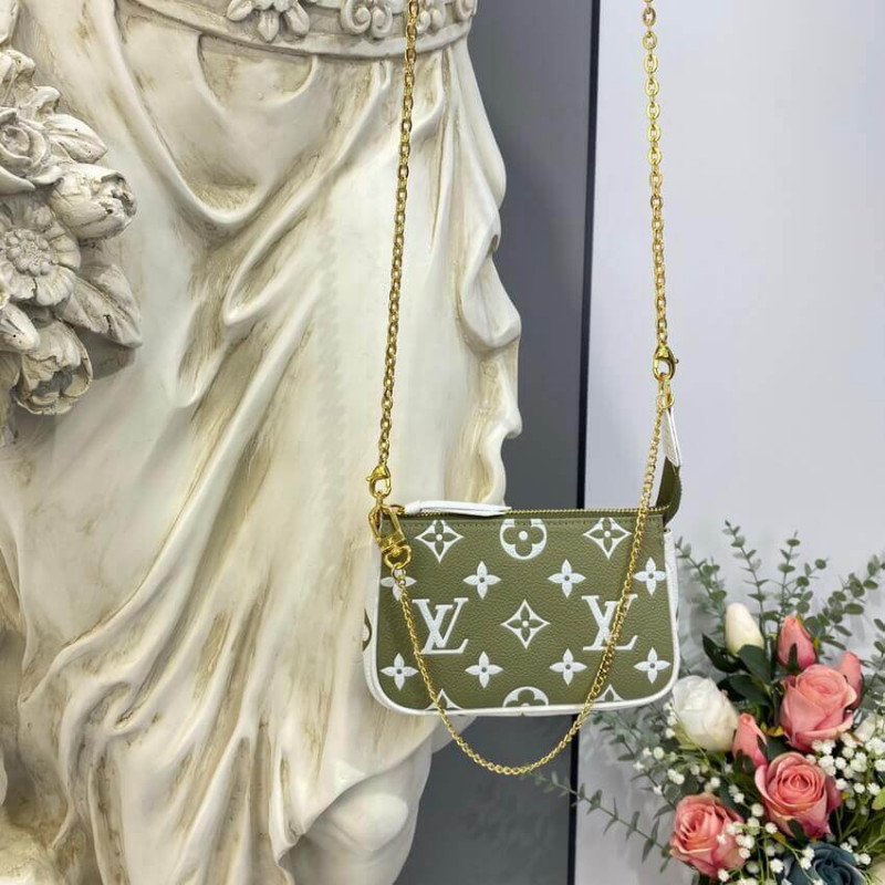 Replica Louis Vuitton Monogram Empreinte Leather Mini Pochette Accessoires M81284