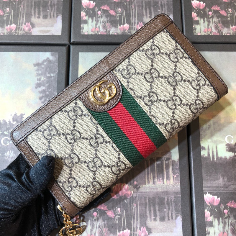 Replica Gucci Ophidia Zip Around Wallet