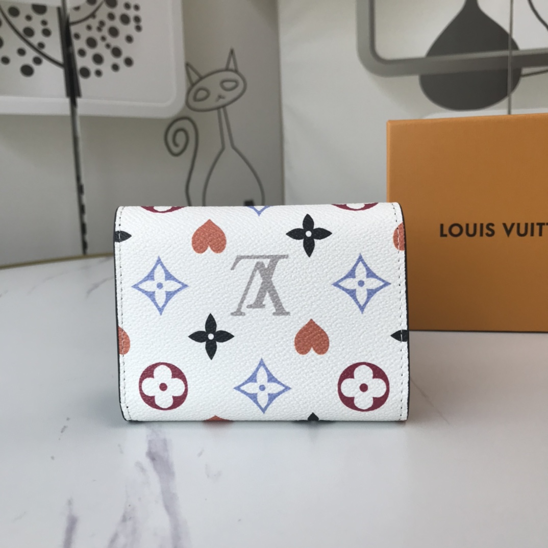 Replica Louis Vuitton Aaa-Game On Zoe Wallet M41938 Black/White