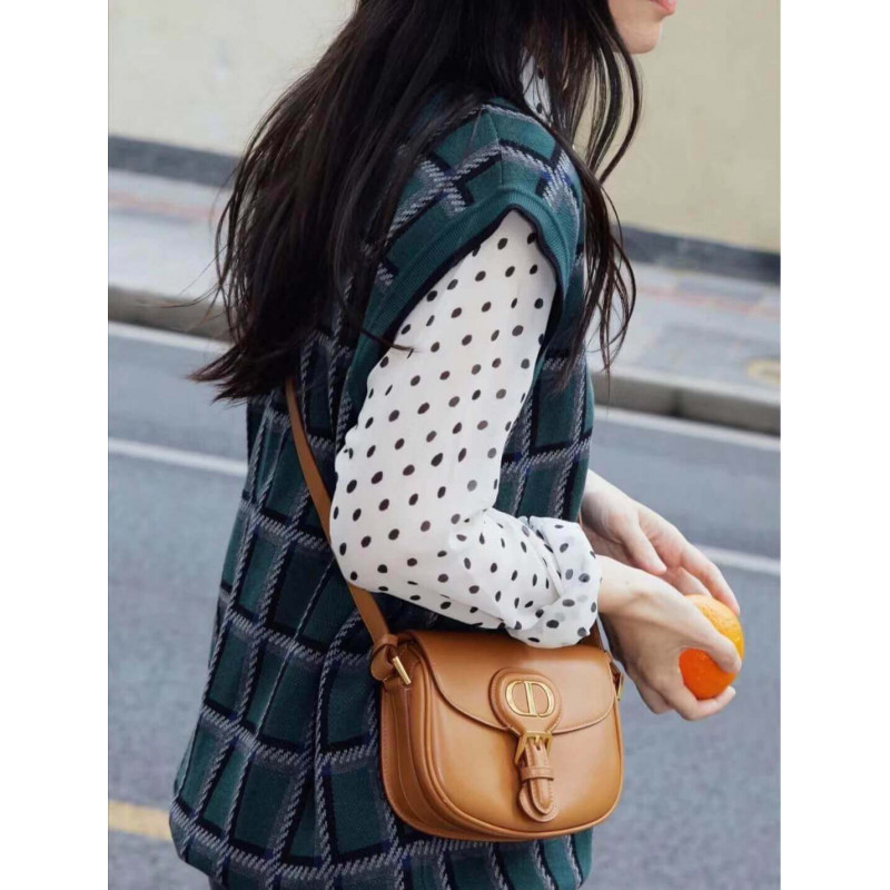 Replica Christian Dior Medium Bobby Bag In Box Calfskin M9319