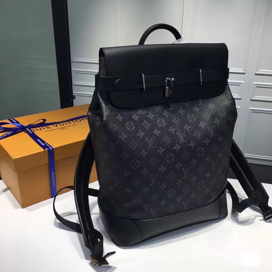 Replica Louis Vuitton Aaa-Steamer Backpack M44052 Black