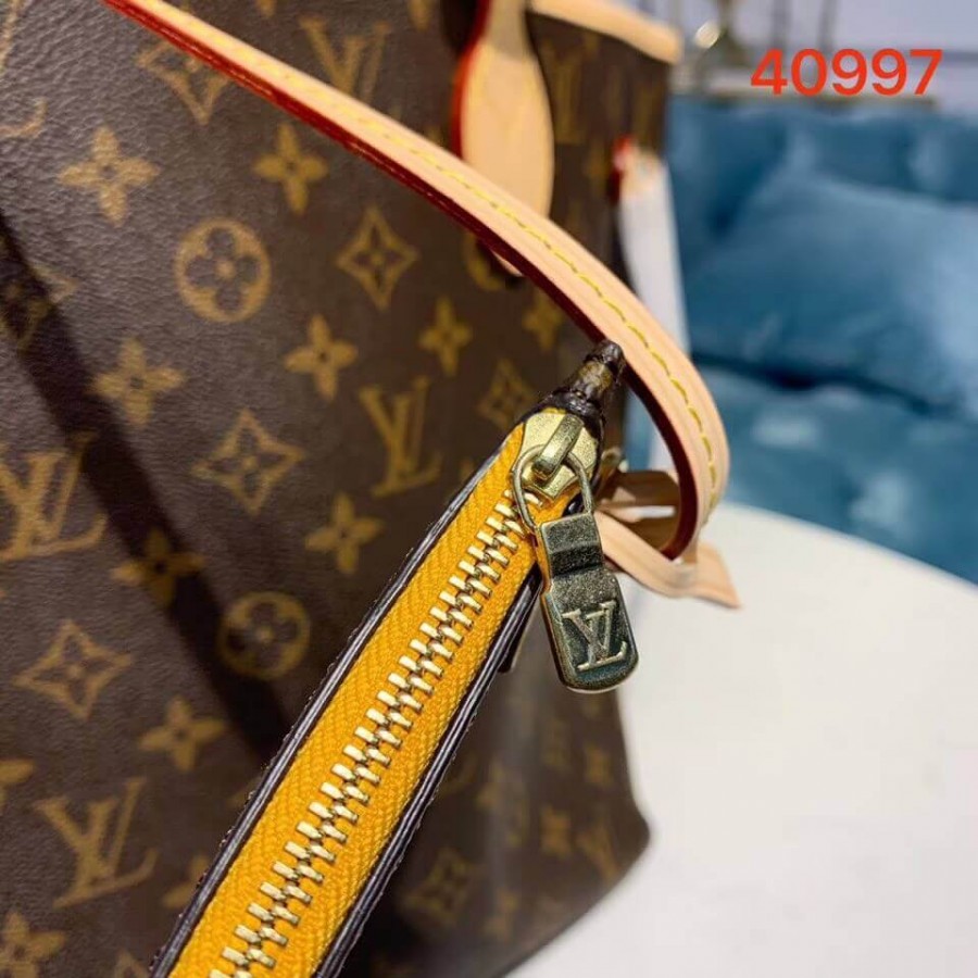 Replica Louis Vuitton Monogram Canvas Neverfull Mm M40997 Yellow